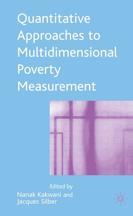 Produktbild: Quantitative Approaches to Multidimensional Poverty Measurement