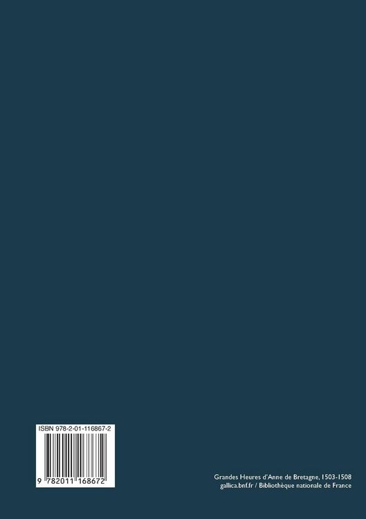 Produktbild: Carnet Blanc, Heures Anne de Bretagne, Raisin