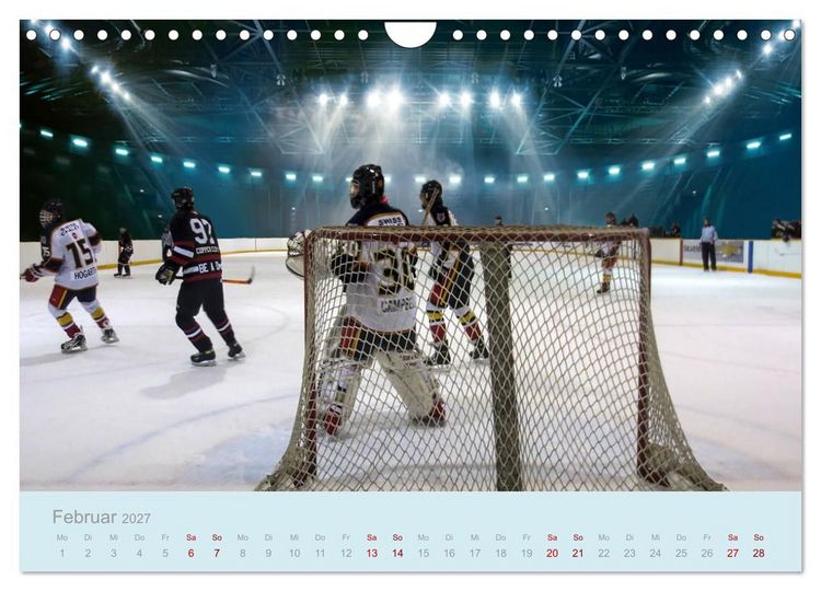 Produktbild: Eishockey! Schneller, h&auml;rter, das Powergame! (Wandkalender 2027 DIN A4 quer), CALVENDO Monatskalender