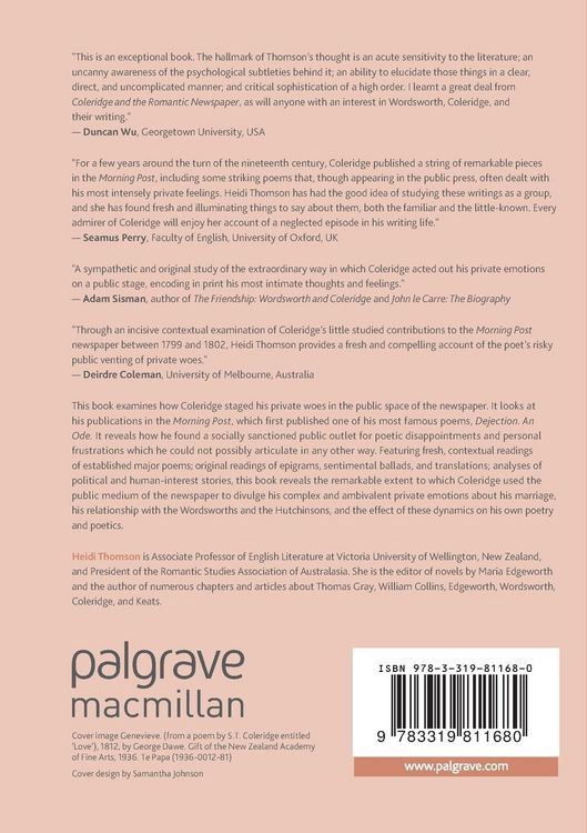 Produktbild: Coleridge and the Romantic Newspaper