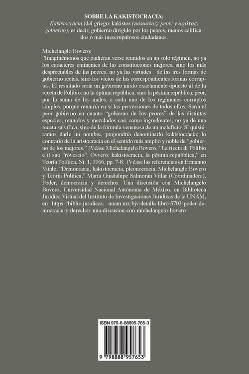 Produktbild: Kakistocracia Depredadora E Inhabilitaciones Pol&iacute;ticas. El Falso Estado De Derecho En Venezuela