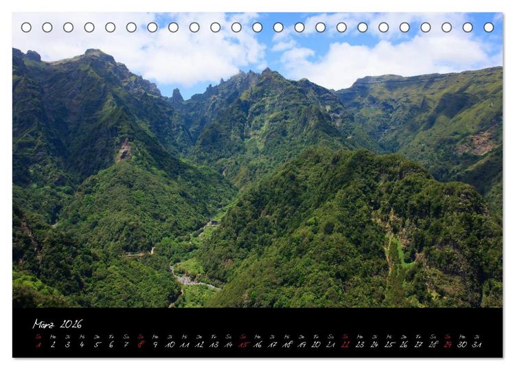 Produktbild: Madeira (Tischkalender 2026 DIN A5 quer), CALVENDO Monatskalender