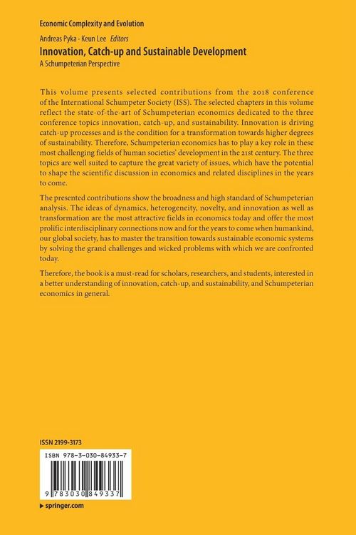 Produktbild: Innovation, Catch-up and Sustainable Development