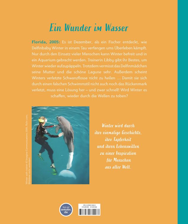 Produktbild: Tierische Helden: Wie Delfin Winter wieder schwimmen lernte