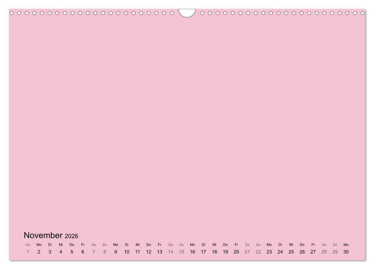 Produktbild: DIY Bastel-Kalender -Warme Pastell Farben- Zum Selbstgestalten (Wandkalender 2026 DIN A3 quer), CALVENDO Monatskalender