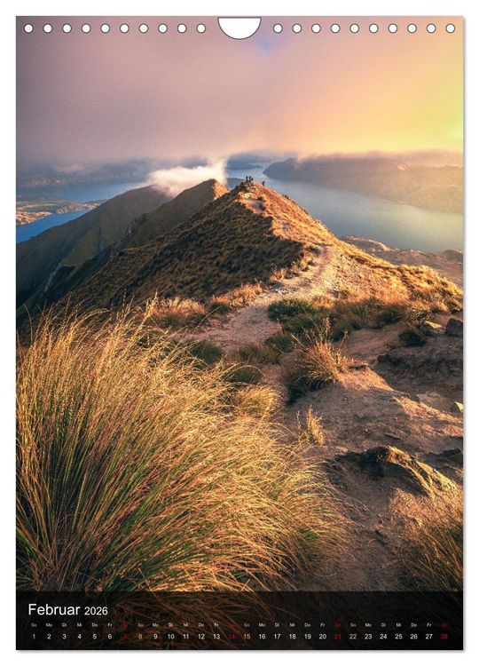 Produktbild: NEUSEELAND - TRAUMZIEL AM ANDEREN ENDE DER WELT (Wandkalender 2026 DIN A4 hoch), CALVENDO Monatskalender