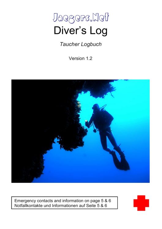 Produktbild: Jaegers.Net Diver's Log - Taucher Logbuch