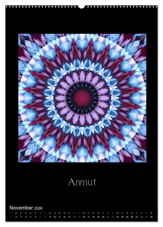 Produktbild: Mandalas - Spiegel der Seele (Wandkalender 2026 DIN A2 hoch), CALVENDO Monatskalender