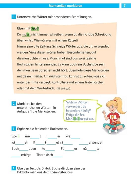 Produktbild: Die Deutsch-Helden Diktate 3./4. Klasse
