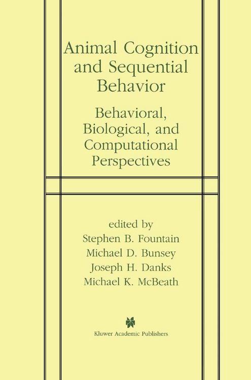 Produktbild: Animal Cognition and Sequential Behavior