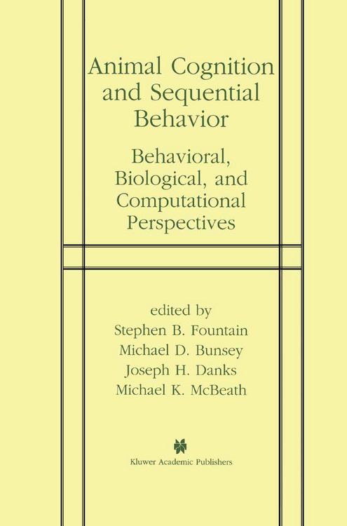 Produktbild: Animal Cognition and Sequential Behavior