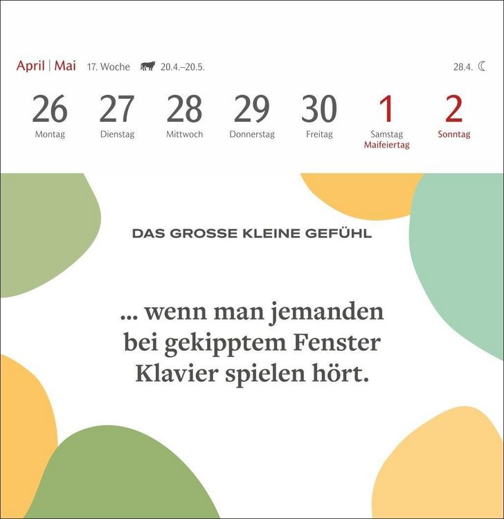 Produktbild: Das gro&szlig;e kleine Gef&uuml;hl Premium-Postkartenkalender 2027 - 53 Postkarten mit Liebeserkl&auml;rungen an allt&auml;gliche Momente