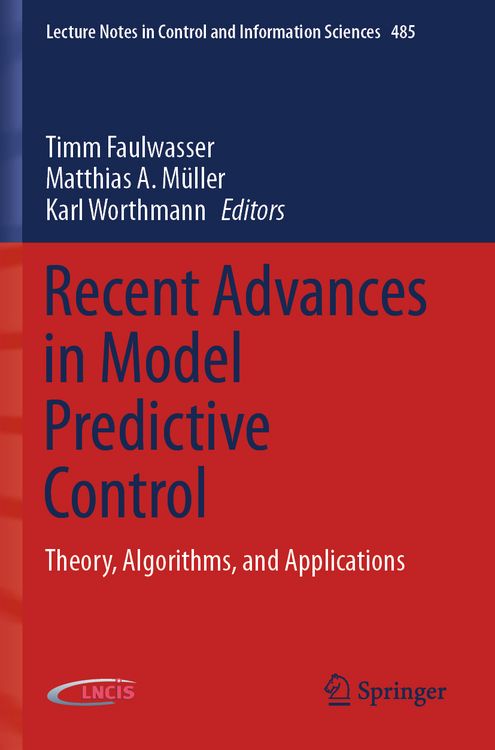 Produktbild: Recent Advances in Model Predictive Control