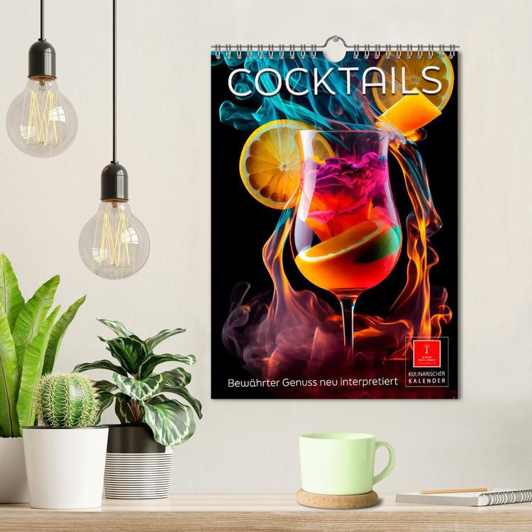 Produktbild: Cocktails - Bew&auml;hrter Genuss neu interpretiert (Wandkalender 2026 DIN A4 hoch), CALVENDO Monatskalender
