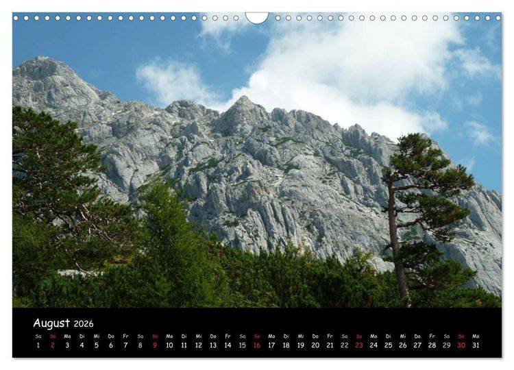 Produktbild: Alpenwelten (Wandkalender 2026 DIN A3 quer), CALVENDO Monatskalender