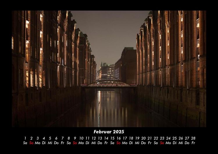 Produktbild: Hamburg 2025 Fotokalender DIN A3