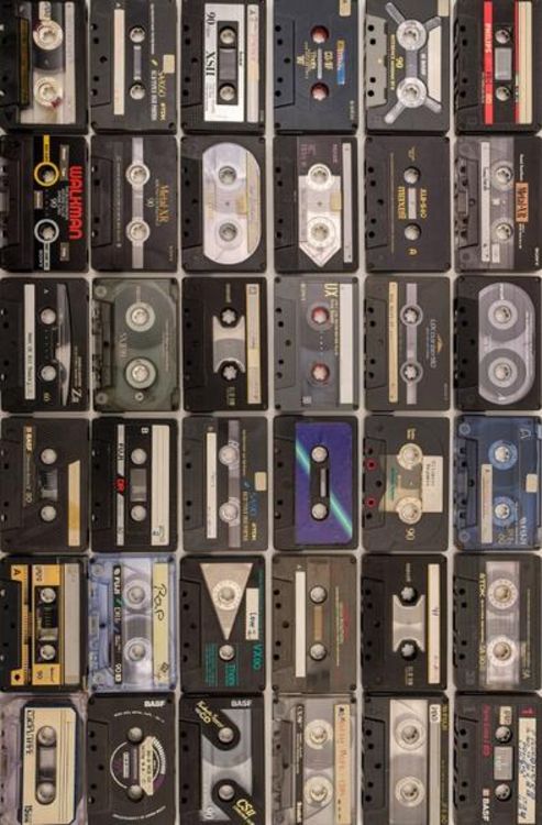 Produktbild: Notizbuch Retro Style Music Tape Oldschool Liniert Notebook Ruled