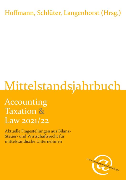Produktbild: Mittelstandsjahrbuch Accounting Taxation & Law 2021/22