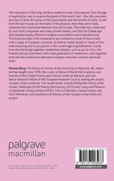 Produktbild: Goods from the East, 1600-1800