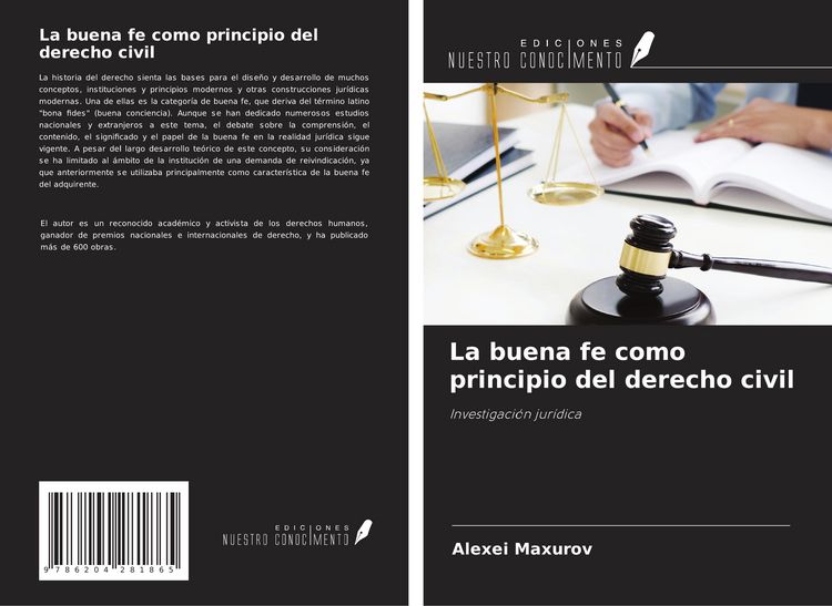 Produktbild: La buena fe como principio del derecho civil