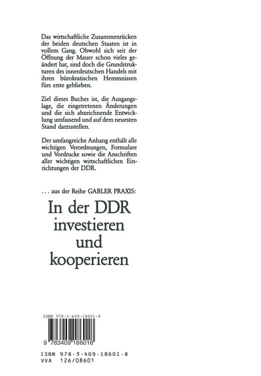 Produktbild: In der DDR investieren und kooperieren