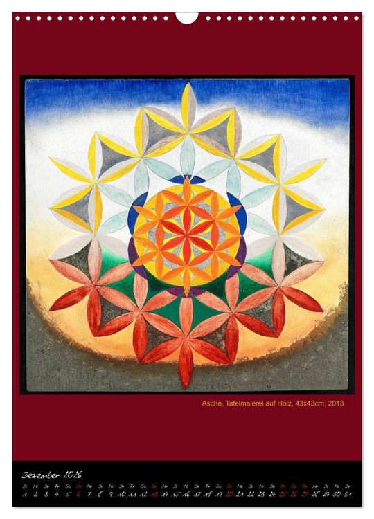 Produktbild: Die heilige Blume des Lebens - Mandalas von Istvan Seidel (Wandkalender 2026 DIN A3 hoch), CALVENDO Monatskalender