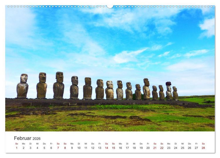 Produktbild: Chile - Das langgestreckte Land. (Wandkalender 2026 DIN A2 quer), CALVENDO Monatskalender