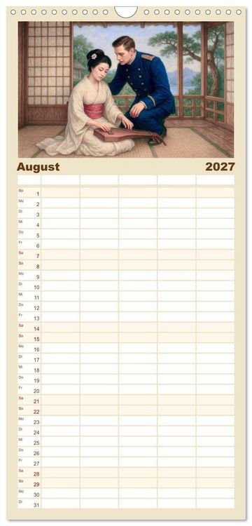 Produktbild: Familienplaner 2027 - Die ber&uuml;hmtesten Opern der Welt mit 5 Spalten (Wandkalender, 21 x 45 cm) CALVENDO