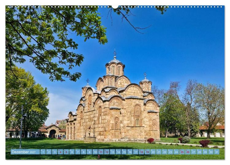 Produktbild: Moscheen und Kirchen im Kosovo (Wandkalender 2027 DIN A2 quer), CALVENDO Monatskalender