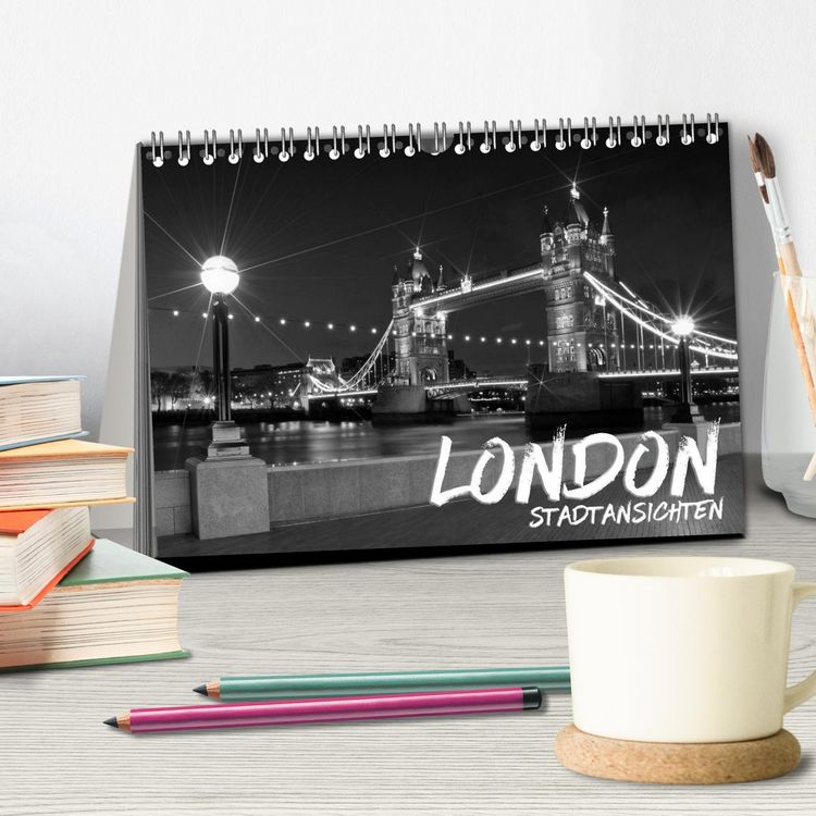 Produktbild: LONDON Stadtansichten (Tischkalender 2026 DIN A5 quer), CALVENDO Monatskalender