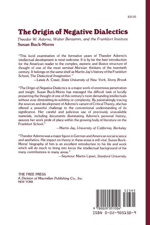 Produktbild: Origin of Negative Dialectics