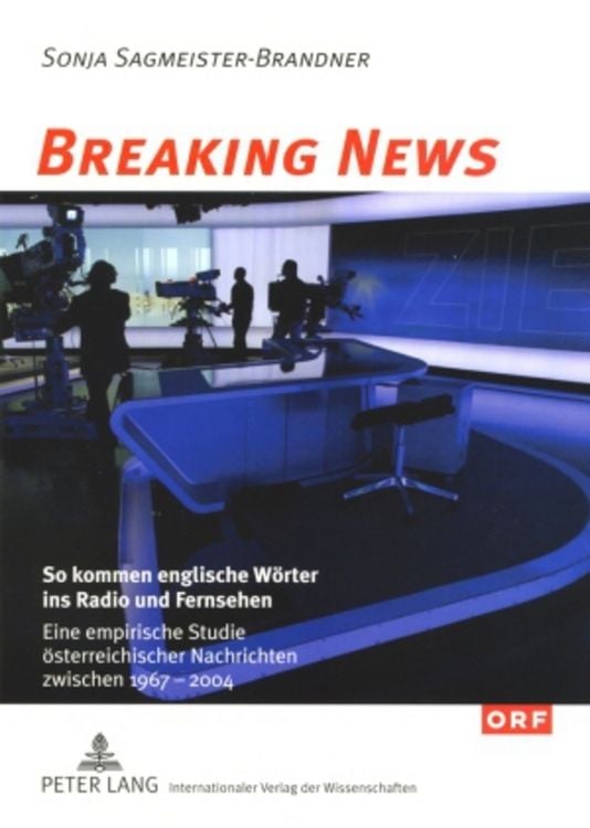 Produktbild: Breaking News: So kommen englische W&ouml;rter ins Radio und Fernsehen