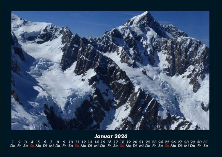 Produktbild: Berge 2026 Fotokalender DIN A4