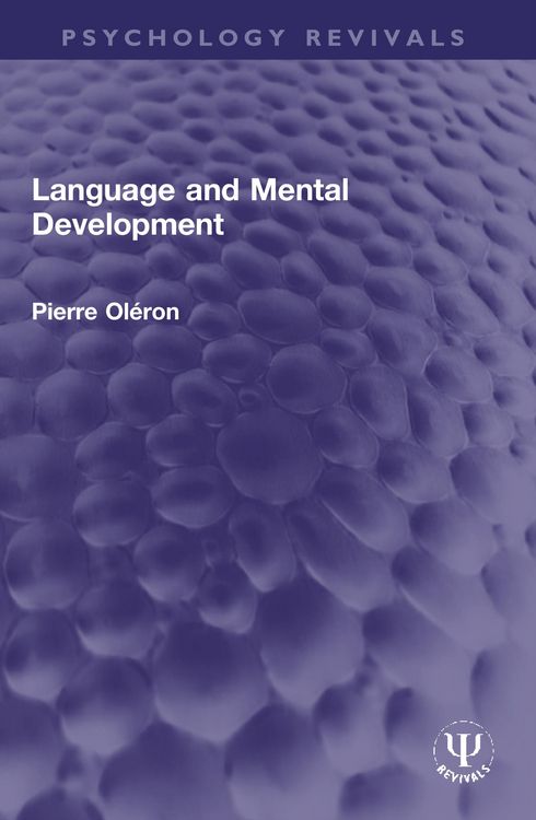 Produktbild: Oleron, P: Language and Mental Development