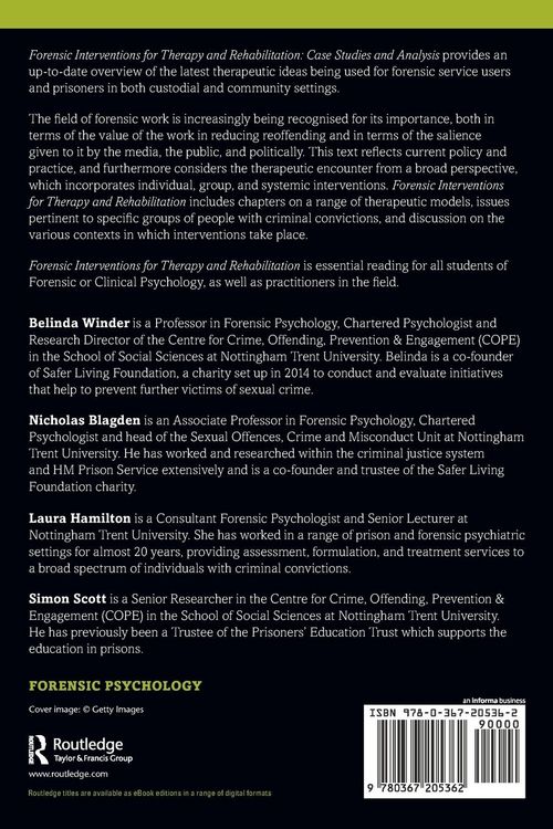 Produktbild: Forensic Interventions for Therapy and Rehabilitation
