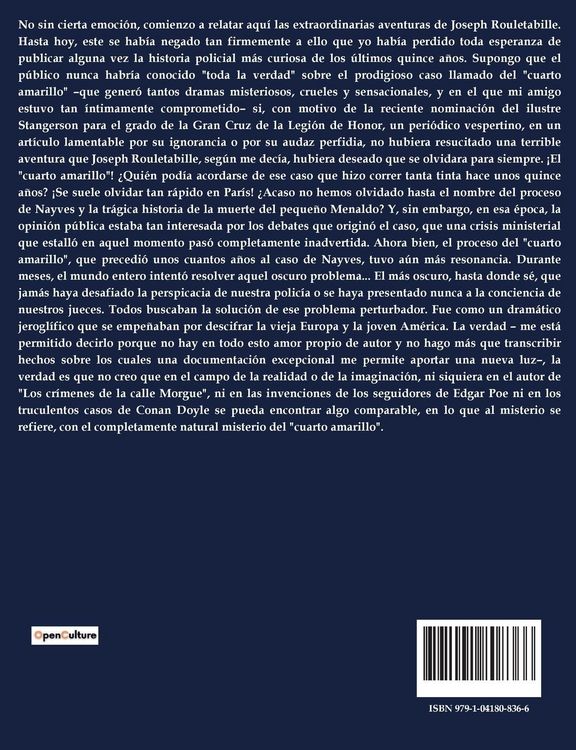 Produktbild: El Misterio del Cuarto Amarillo
