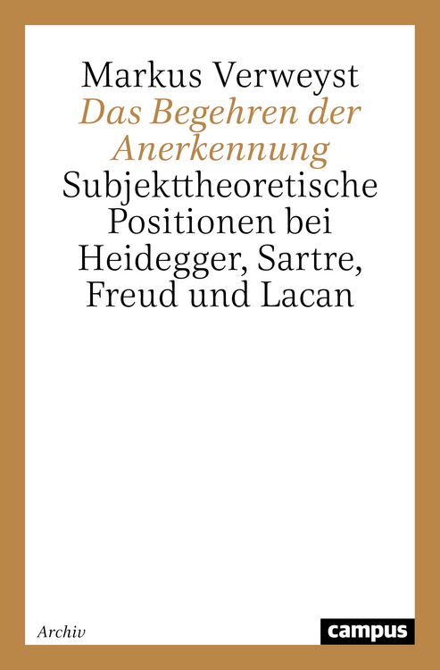 Produktbild: Das Begehren der Anerkennung