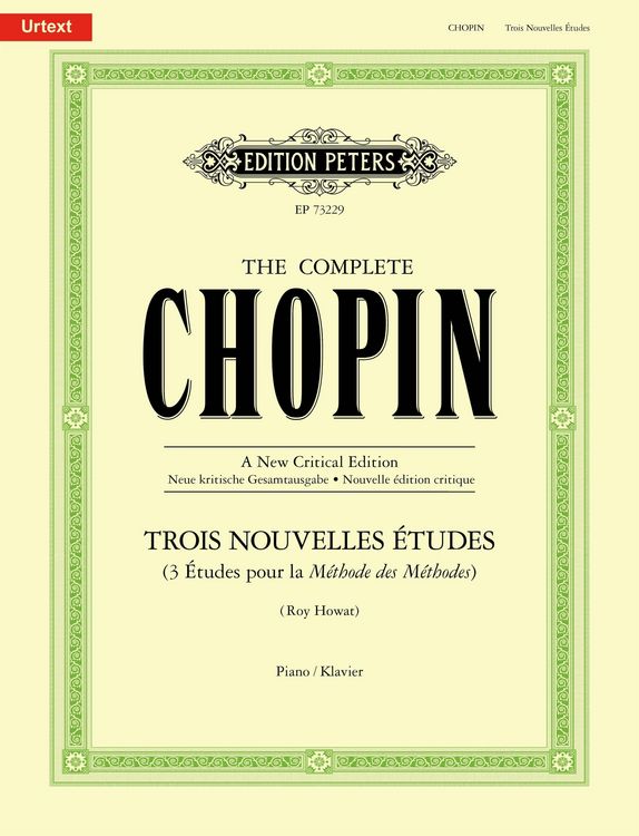 Produktbild: Trois Nouvelles Etudes The Complete Chopin
