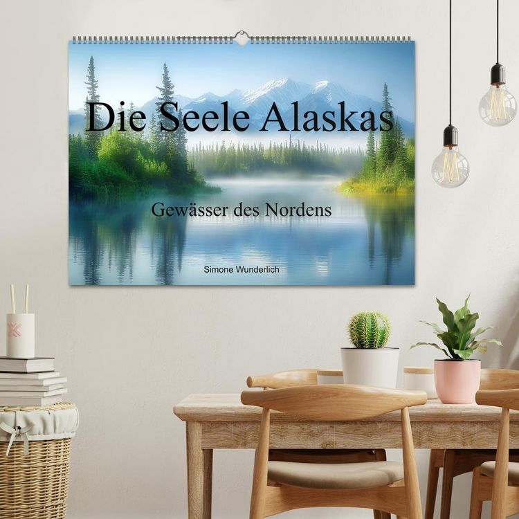 Produktbild: Die Seele Alaskas - Gew&auml;sser des Nordens (Wandkalender 2026 DIN A2 quer), CALVENDO Monatskalender