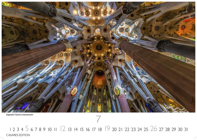 Produktbild: Barcelona Kalender 2026 – Wandkalender | Fotokalender Spanien 35x50cm - Foto. mit den schönsten Motiven, Sehenswürdigkeiten & Inspirationen"