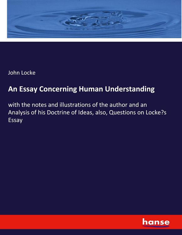 Produktbild: An Essay Concerning Human Understanding