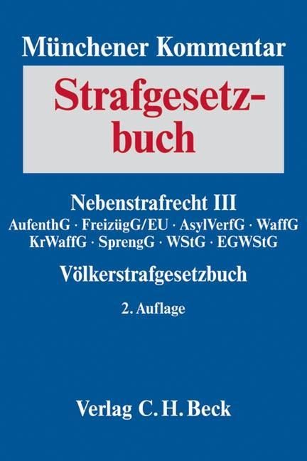Produktbild: M&uuml;nchener Kommentar zum Strafgesetzbuch 08: Nebenstraf. III