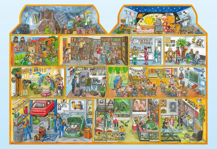 Produktbild: Mein Haus Wimmelbuch