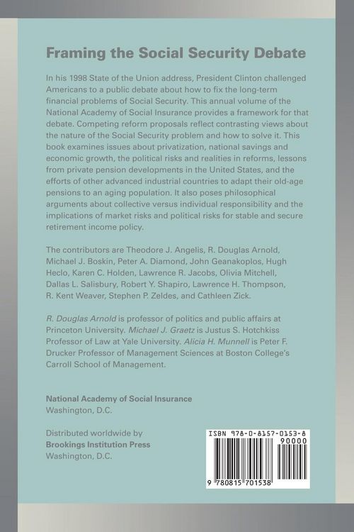 Produktbild: Framing the Social Security Debate