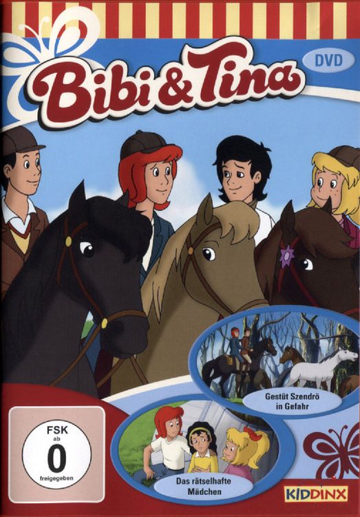Produktbild: Bibi und Tina - Gest&uuml;t Szendr&ouml; in Gefahr/Das r&auml;tselhafte M&auml;dchen