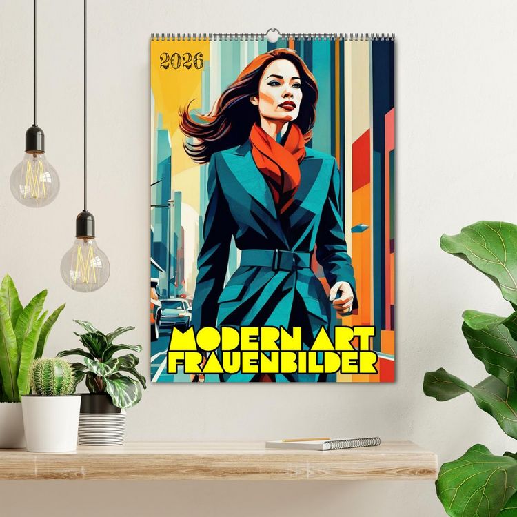 Produktbild: Modern Art Frauenbilder (Wandkalender 2026 DIN A2 hoch), CALVENDO Monatskalender