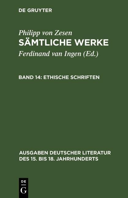 Produktbild: Ethische Schriften