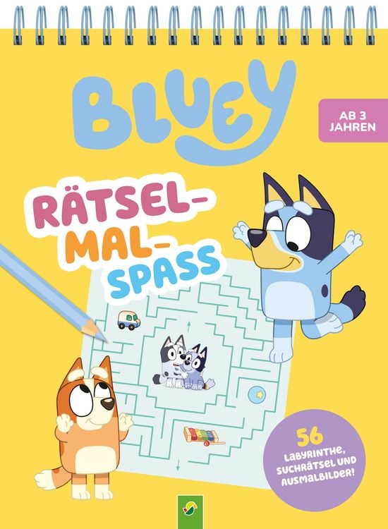 Produktbild: Bluey R&auml;tsel-Mal-Spa&szlig;