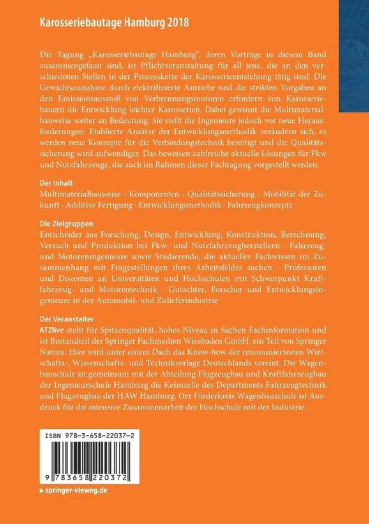 Produktbild: Karosseriebautage Hamburg 2018