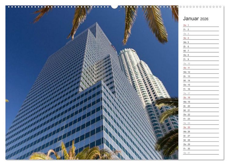 Produktbild: Los Angeles - Kalifornien (Wandkalender 2026 DIN A2 quer), CALVENDO Monatskalender